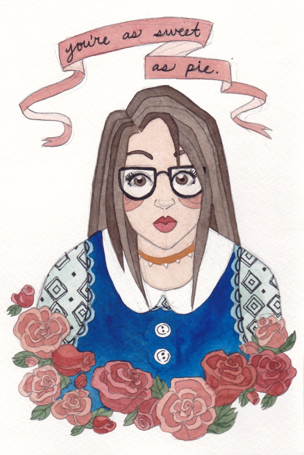 Illustration Print Sweet As Pie