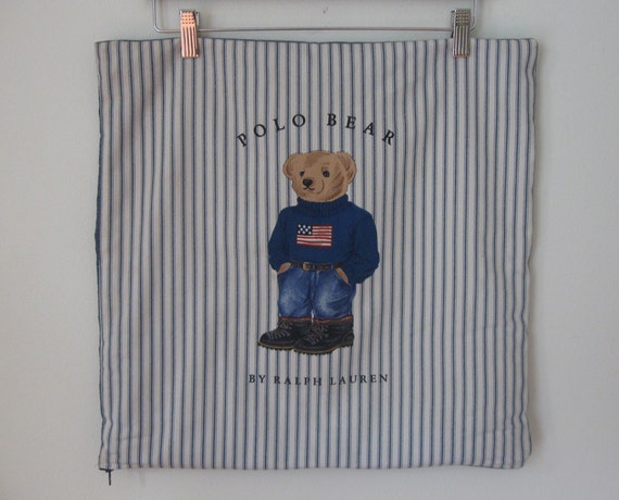 ralph lauren polo bear pillow