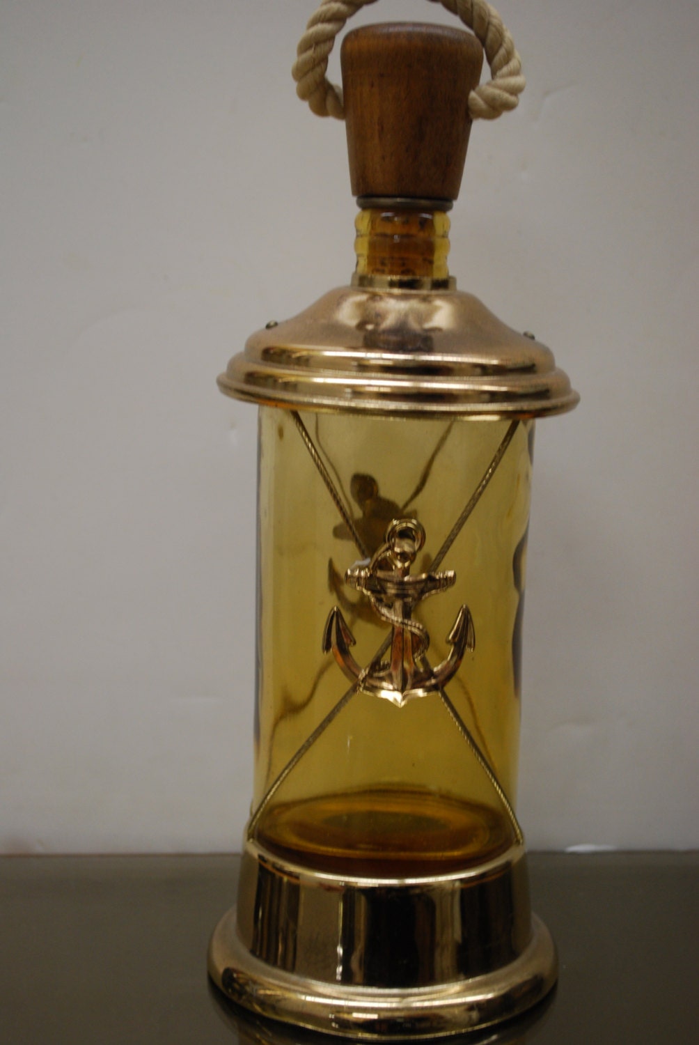 Nautical Glass Decanter Music Box by VintageVaultStore1 on Etsy