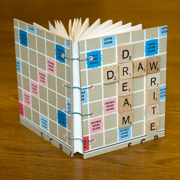 Dream Write Draw Scrabble Book