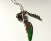 Zombie Killa horror-themed charm necklace