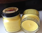 Lemon Ice Box Cupcakes 8 Ounce Soy Blend Mason Jar Candle AuntieDis