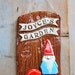 Custom-Made Garden Gnome Plaque - 4 to 6 Weeks for Delivery