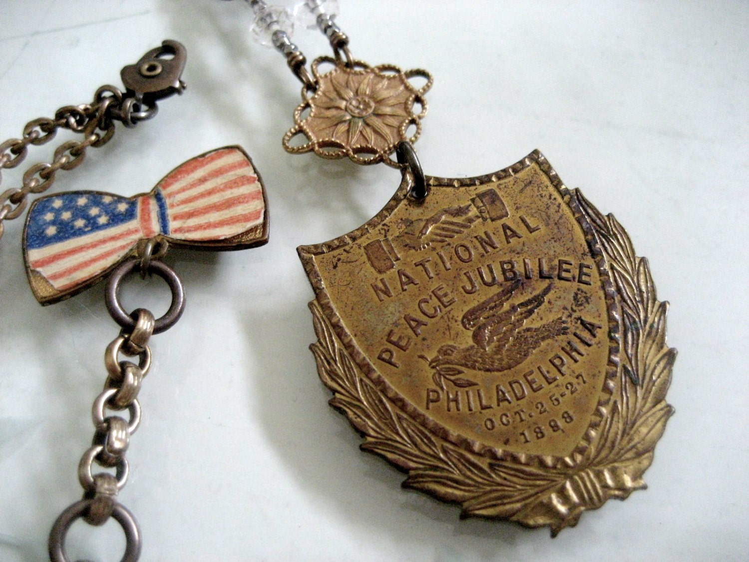 Philadelphia peace jubilee necklace