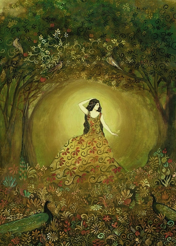 Summers Cauldron - Mythological Goddess Art 5x7 Card
