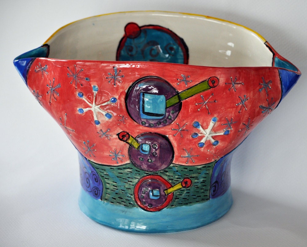 Colorful and unique vase