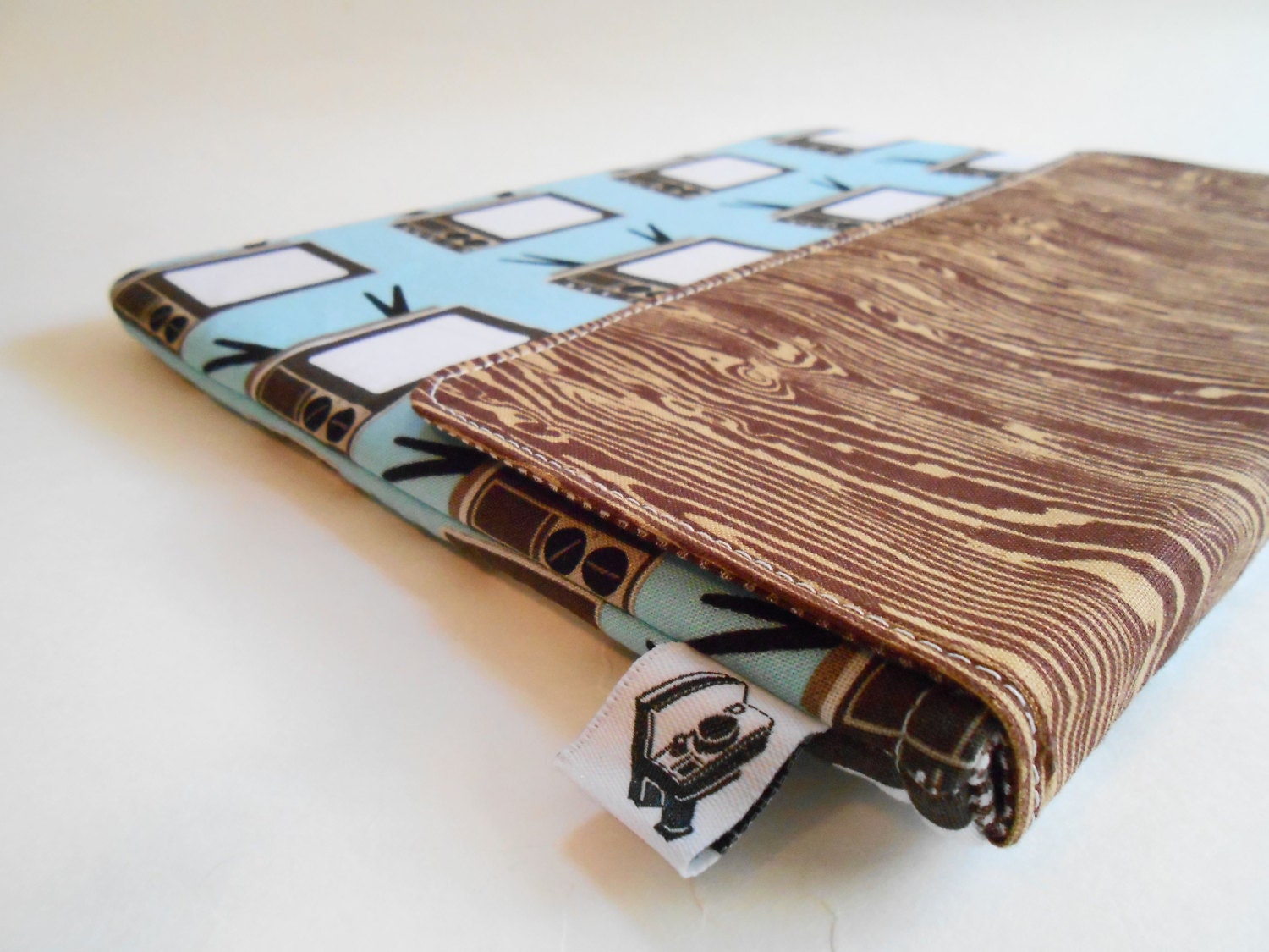 iPad case, iPad cover, iPad sleeve - T.V's on blue - Only one available