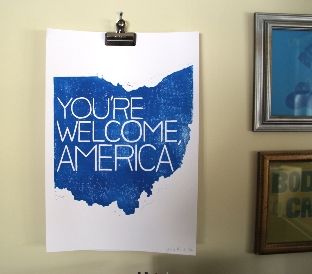 You're Welcome, America -- Ohio Poster, 2012 Election