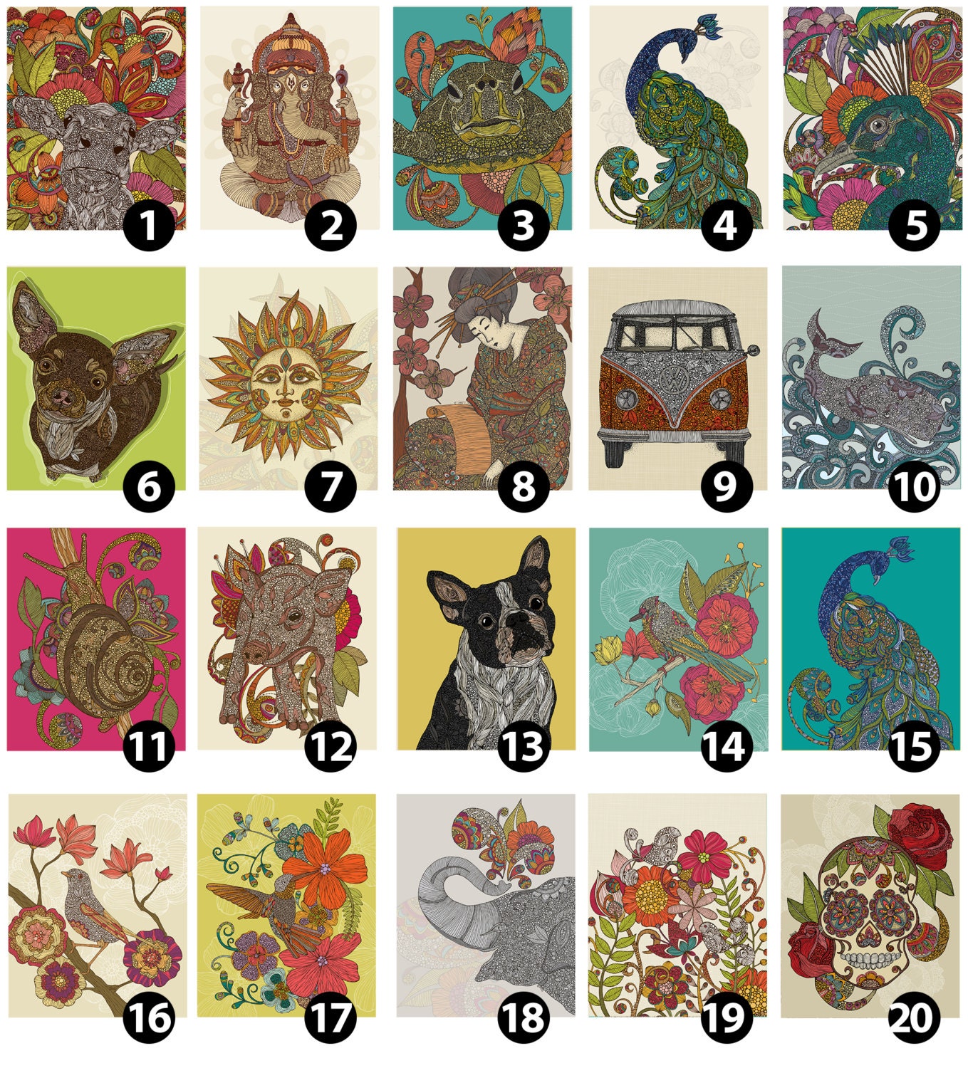 Pick your print - 5x7