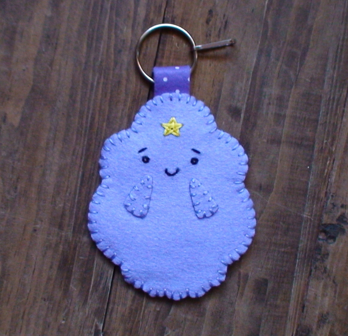 Lumpy Space Princess Key Ring