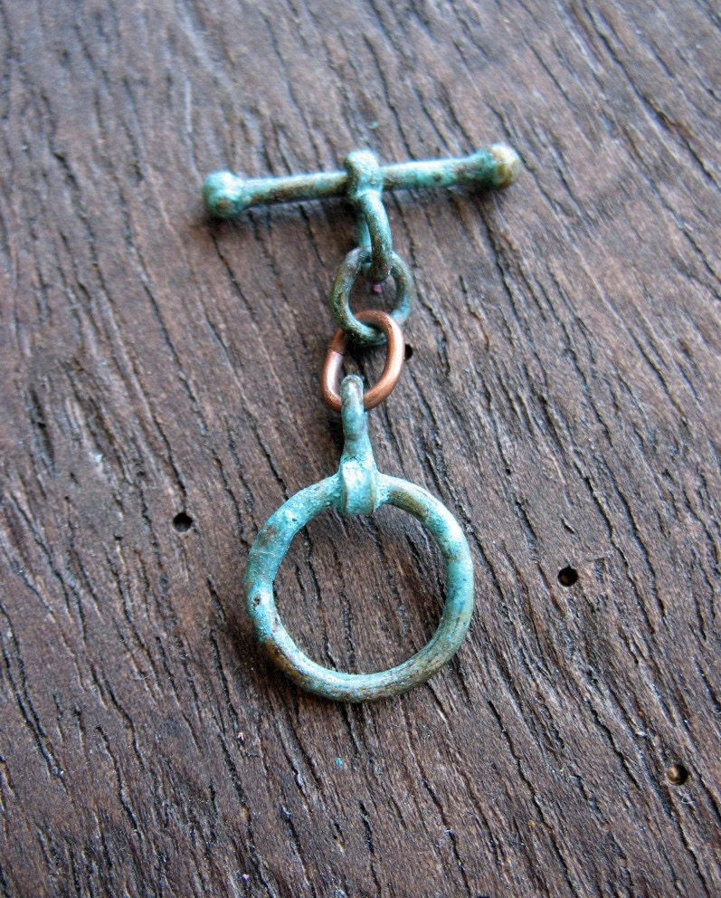 Verdigris Mini Toggle Clasp