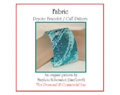 Peyote Bracelet Pattern ... FABRIC ... Monochromatic . Abstract . Bold . Chic . Stylish . Elegant . Beautiful . Make It Yourself . 3 for 2