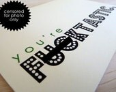 Mature Love Card  You're F:cktastic