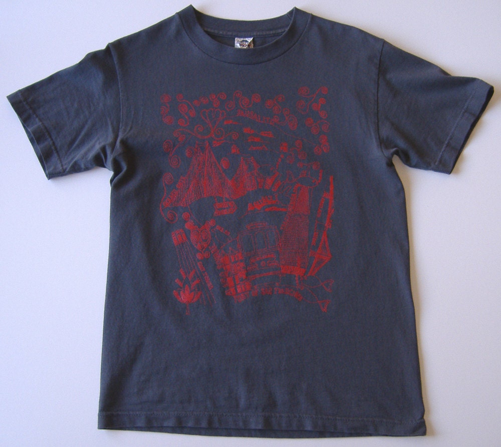 San Francisco T-Shirt - Mens, Charcoal