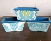 Small Shabby Chic Trays - Set Of 3