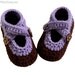 Baby Double Strap Booties (crochet pattern)