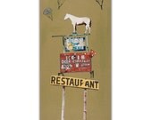 Scratch & Dent Horse Art Kentucky Road Trip BOX PRINT reproduction