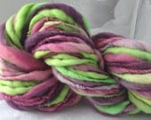 Handspun Yarn Thick and Thin - CITRUS AND BERRIES