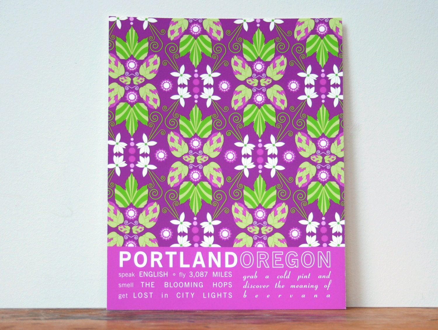 Portland Oregon Travel Poster