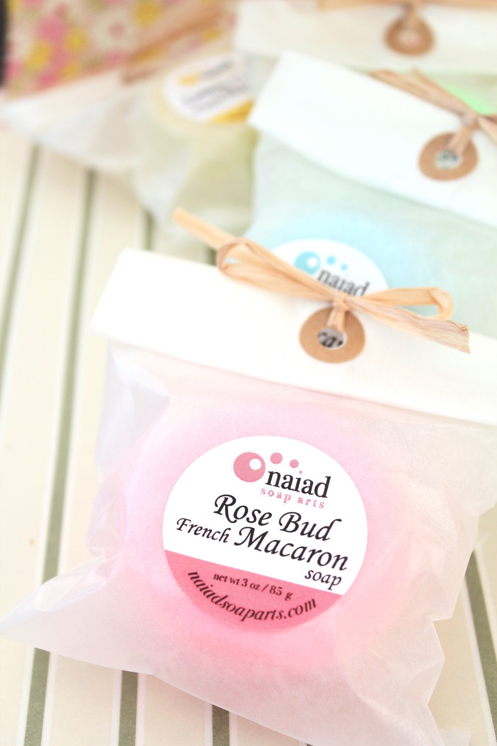 French Macaron Soaps - Handmade Glycerin Soap - 4 scents available