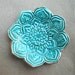 Pale Malachite green Ceramic Lotus Ring Dish