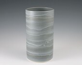 Cylinder Vase in Steel Grey No. 9