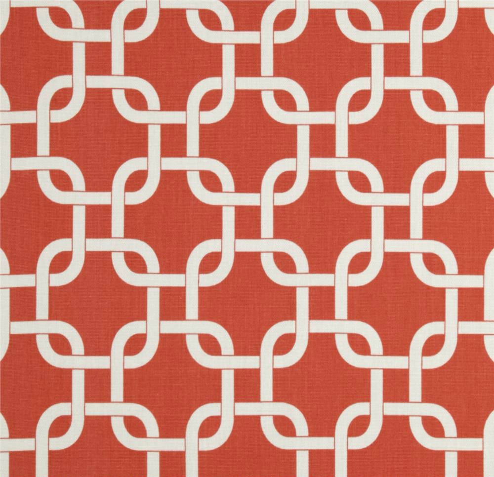Throw Pillow Cover 16X16 in Coral Links