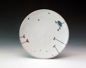 white dessert plate