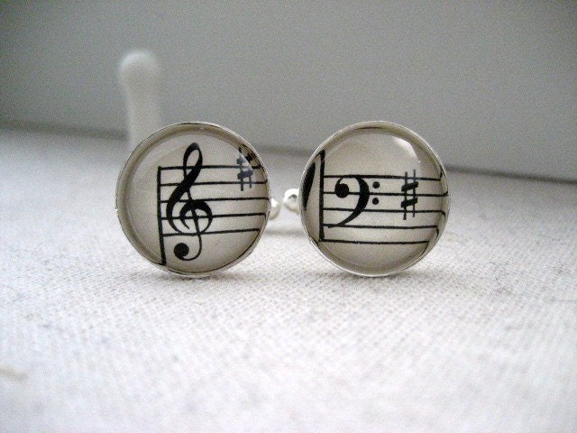 Vintage Music Sheet Cufflinks