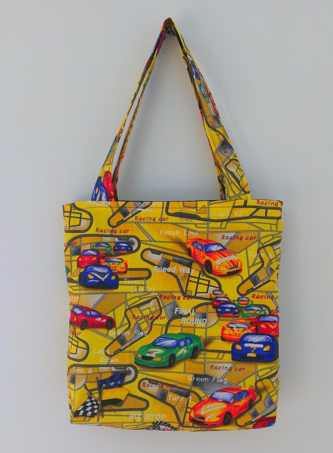 Vroom Vroom Race Cars Bag