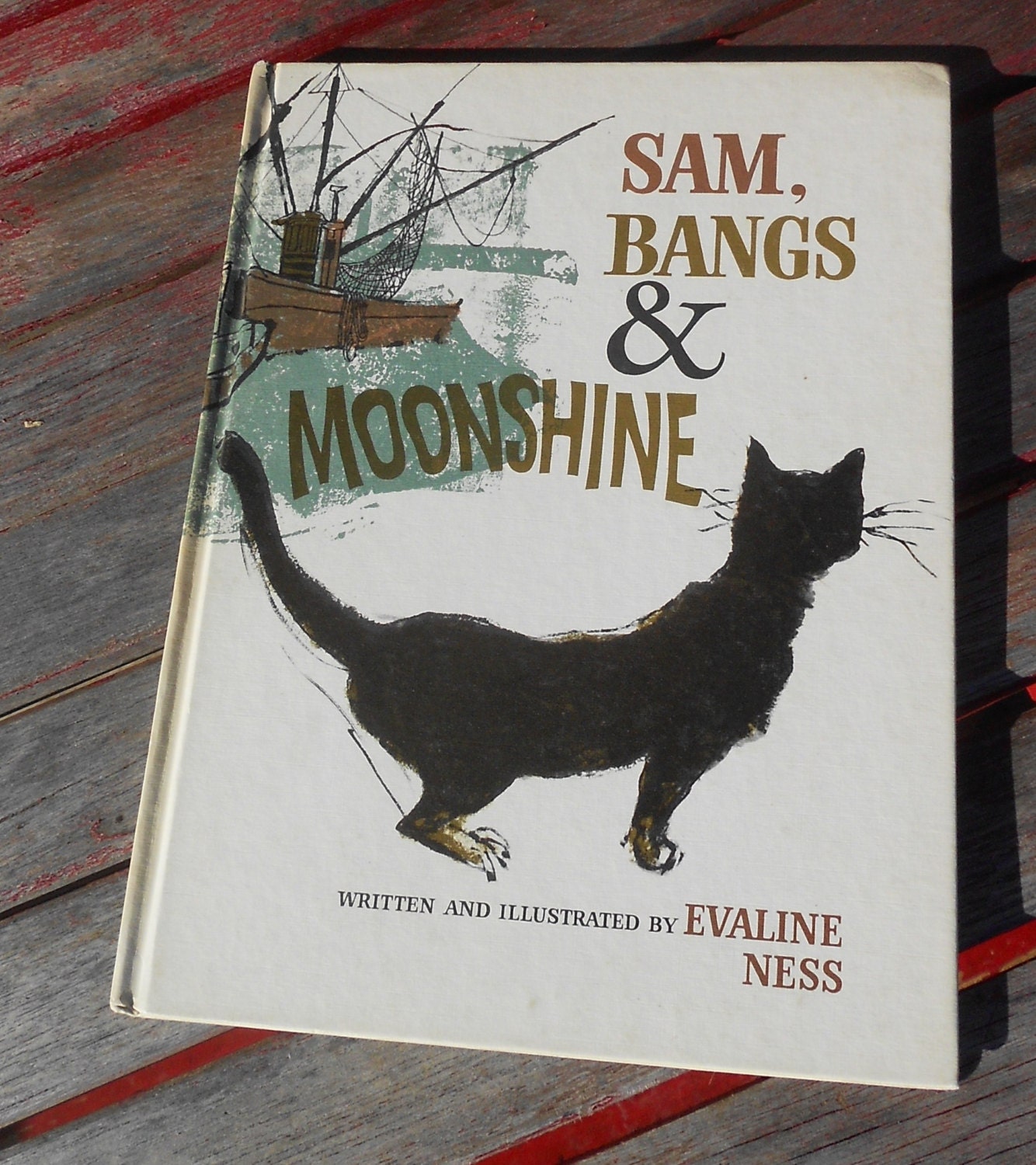 Sam, Bangs & Moonshine - by Evaline Ness - Vintage Hardback