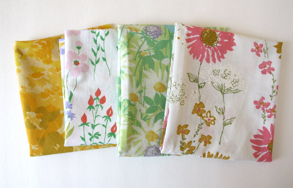 Vintage Sheet Fat Quarter Bundle