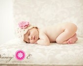Crochet Baby Hat, newborn hat, kids hat, crochet newsboy hat, hat for girls