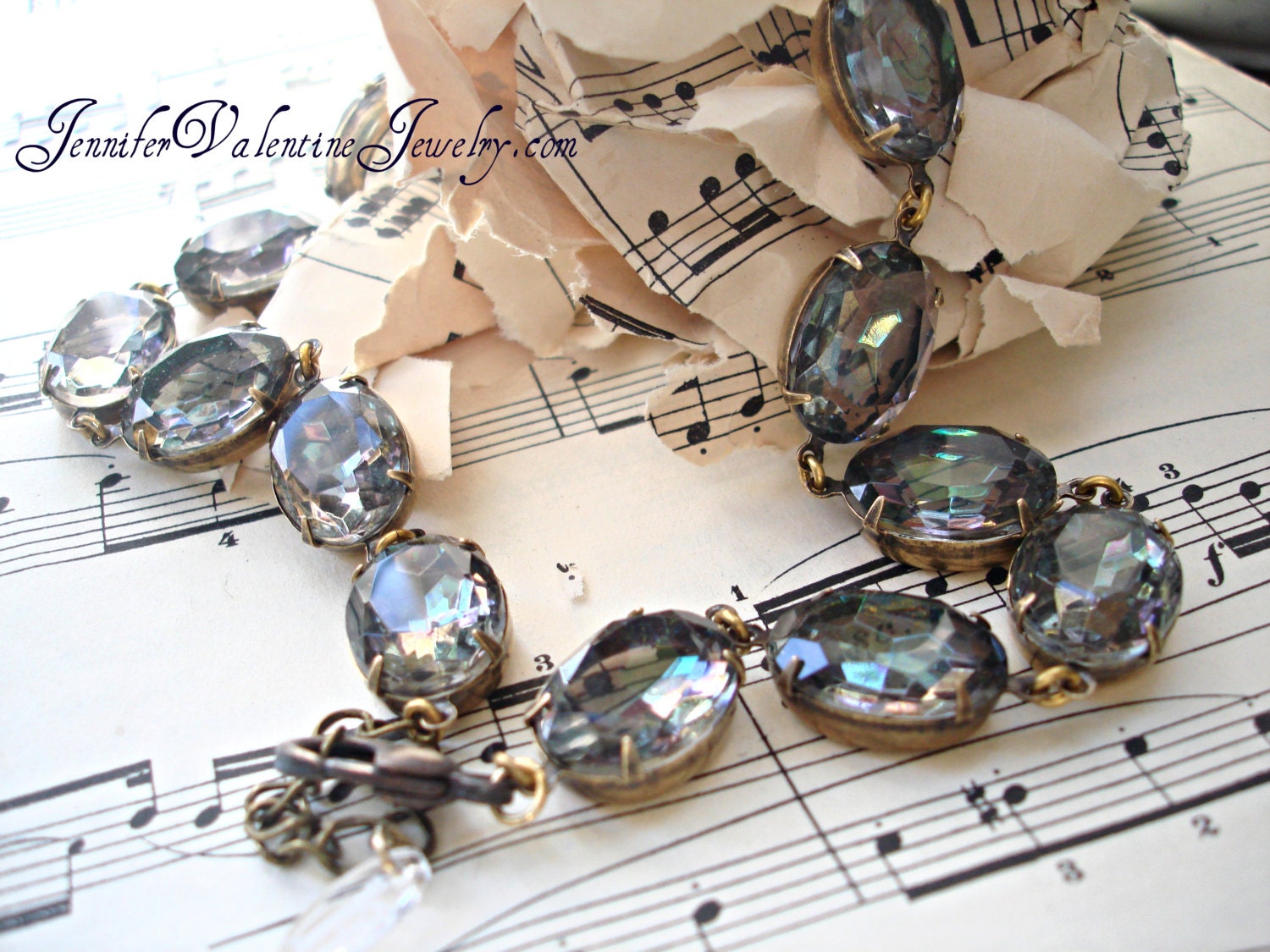 Anna Wintour inspired grey collet with exquisite reflective esssence. Limited Edition Gift from the Sea Series