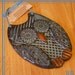 Hand made Owl Wall Hanging - Pottery Stoneware Garden Ornament - Made to Order