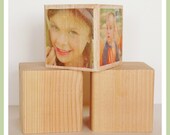 Unfinished Pine Wood Block Set   For DIY crafters 3.5"