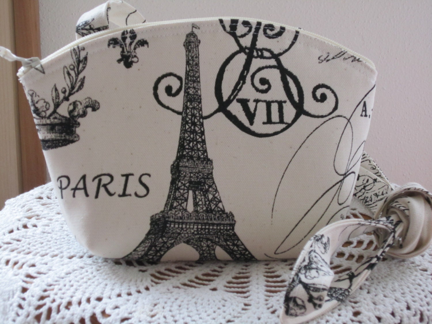 Sling Bag Small Shoulder Cross Body Purse Travel Purse French Stamps
