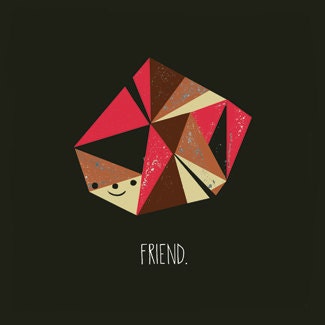 Friend - vinyl sticker