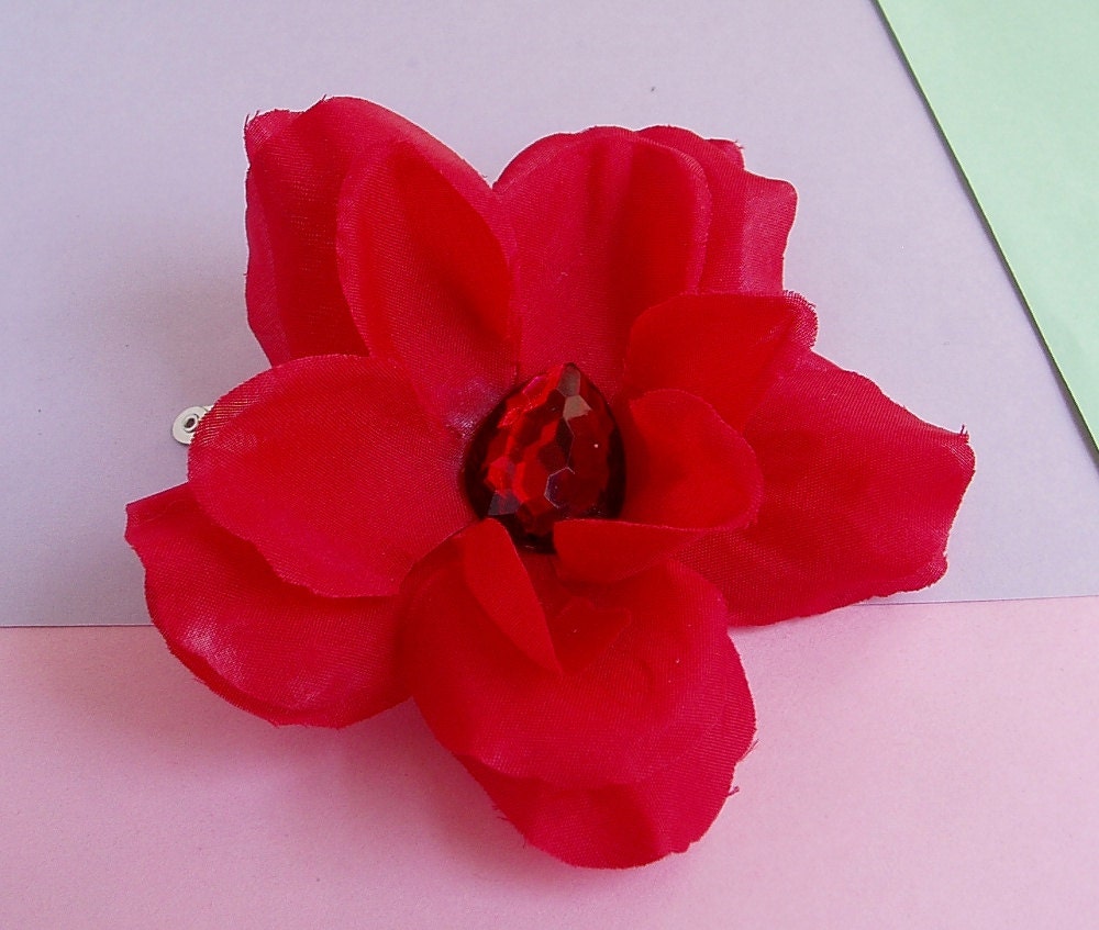 Blood Drop Hair Clip
