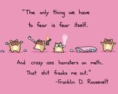 Meth Hamsters Greeting Card