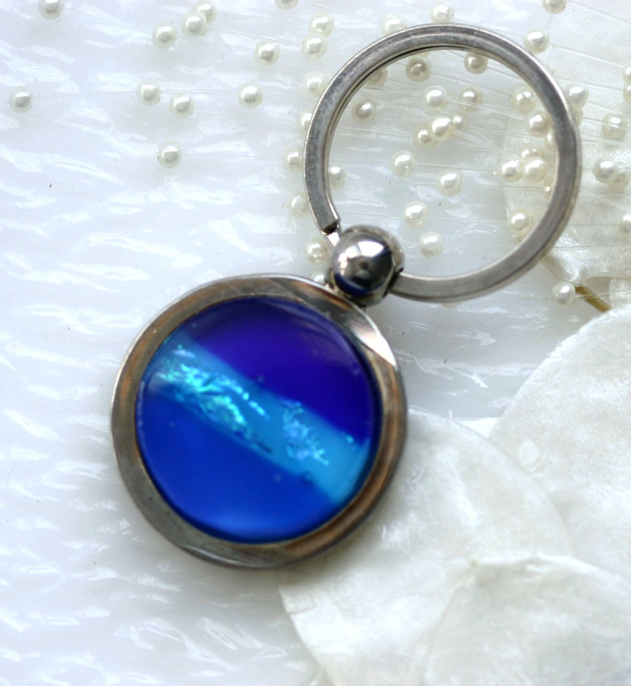 Key Ring Dichoric Glass Key003