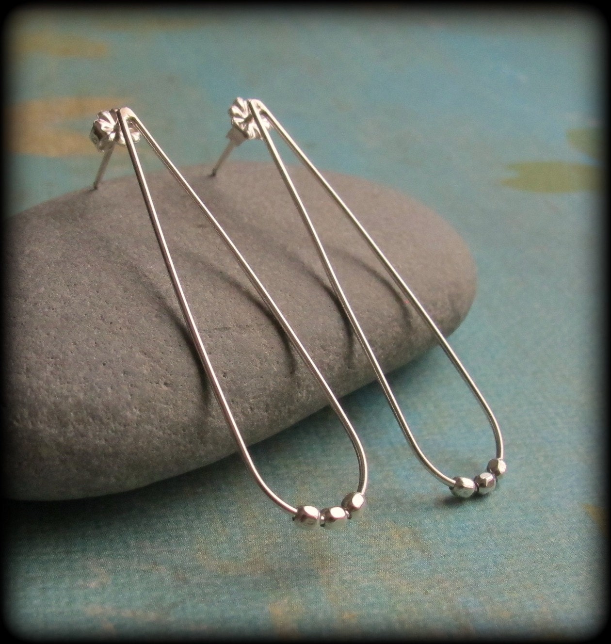 Open Droplet Earrings