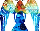 Angel Colorful Healing Angel Heaven Faith Hope Health Heavenly Angel of Mercy Love Sharon Cummings