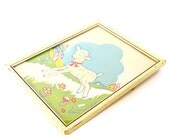 Citroen Little Lamb Nursery Print