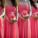 bridesmaids gifts, personalized clutches, wedding clutch purse, peach pink coral
