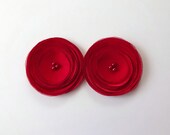 Red Shoe Clips - SugarFlower
