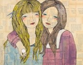 I Will Be There With Bells On - A4 reproduction fashion portrait print