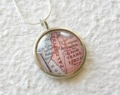 Map Necklace - Palestine