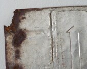 Industrial Vintage Metal Rusty Arrow Sign