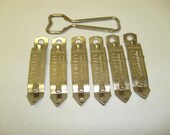 6 Vintage Metal Schmidts Can Opener Punchers plus bonus 1 Bottle Opener